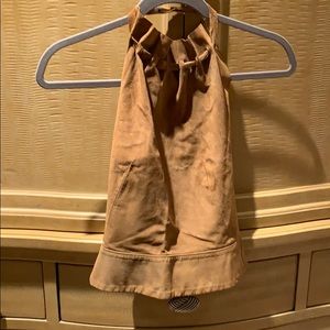 Cute Brown Throwback Top